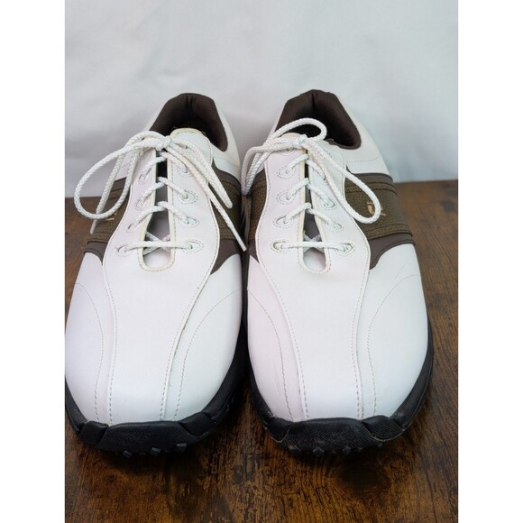 Footjoy Greenjoys Golf Shoes Men\'s Tan & White  Size 13M main image 7